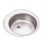 Zlewozmywak stalowy okrągły Ø49 cm stal szlachetna Deante Neo Kanon ZNK 0813 zdj.3